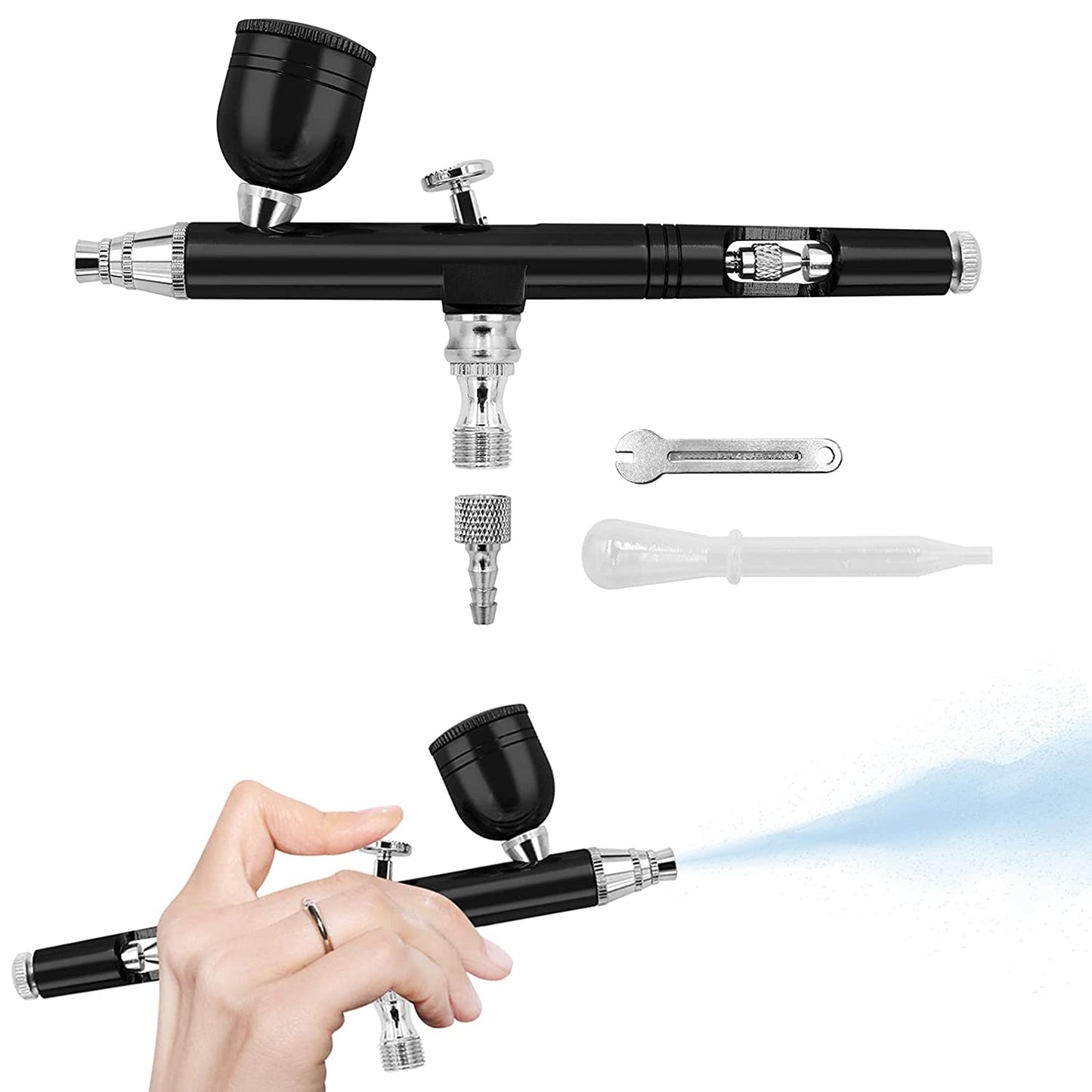 Airbrush Makeup Set Jaywayne Airbrush Makeup Kit Professional Airbrush Cosmetic Makeup System Rechargeable Cordless Moisturizing Atomizer Set Portable Face Mist Sprayer Nebulizer Handhold