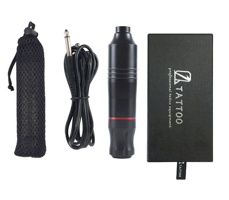 Tattoo Pen Kit Professional Tattoo Machine with Power Supply 5M1 & 5RL Tattoo Needles Tattoo Ink Tattoo Equipment Set tattoo gun starter kit