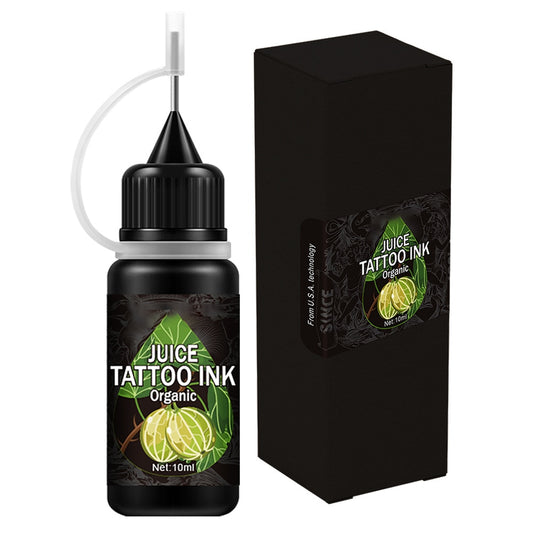 Temporary Tattoo Pigment Body Paint Kit Waterproof Juice Tattoo Ink Body Art Paint Kit with Tattoo Stencils