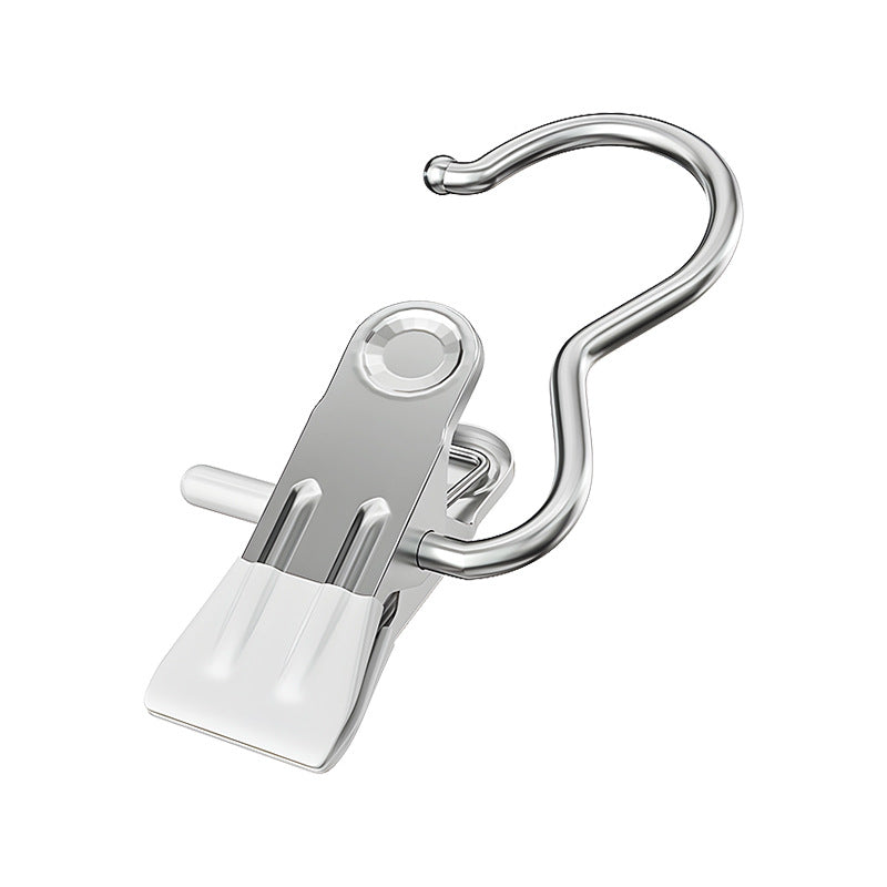 20 Counts Heavy Duty Boot Hanger Clips Premium Hanging Hook Clips for Socks Towels Pants Handbags Hats Home & Travel Closet Organizer