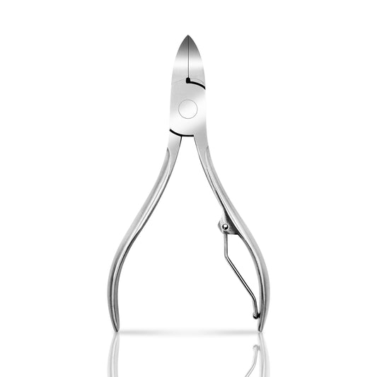 Dr.pedi Cuticle Nippers, Stainless Steel Cuticle Trimmer Precision Clipper for Manicure Pedicure, Professional Grooming Tool