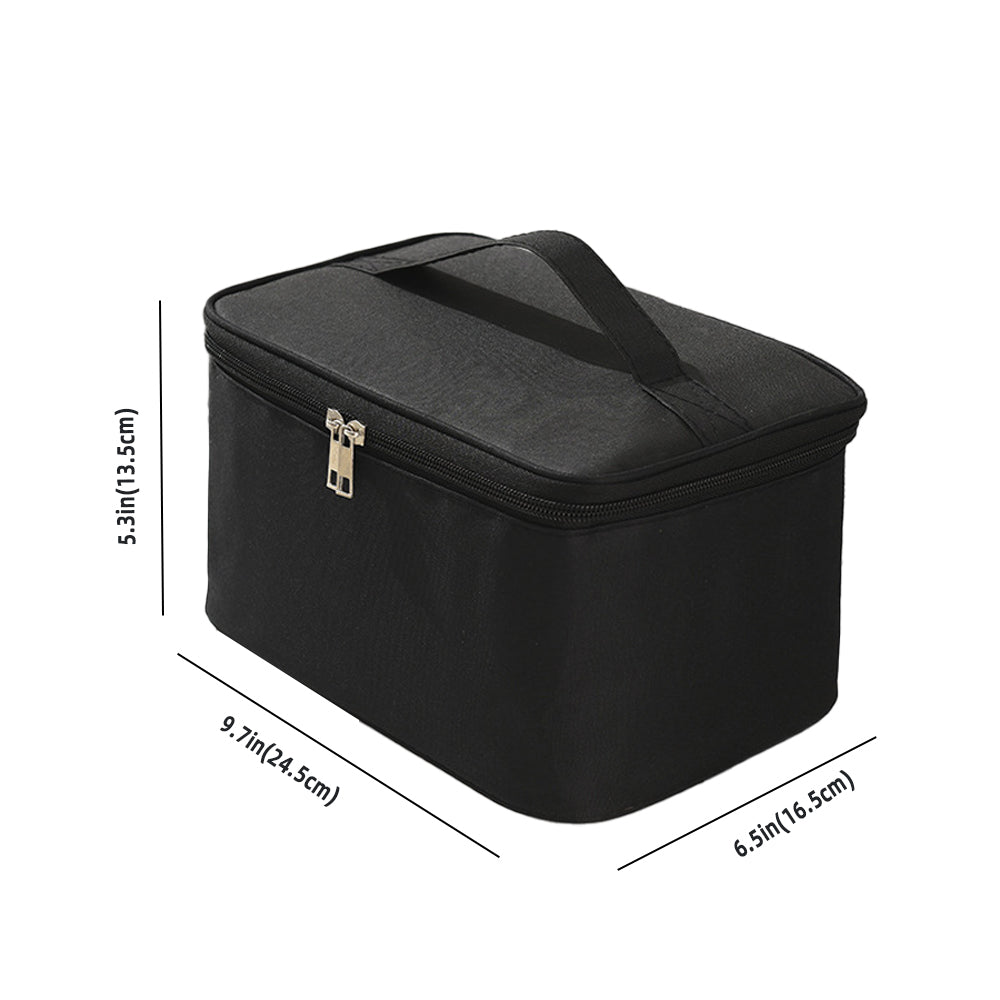 JAYWAYNE Large Capacity Makeup Bag Toiletry Bag Makeup Case, 9.7"×6.5"×5.3" Organizer for Travel, Daily Use & Bathroom Storage