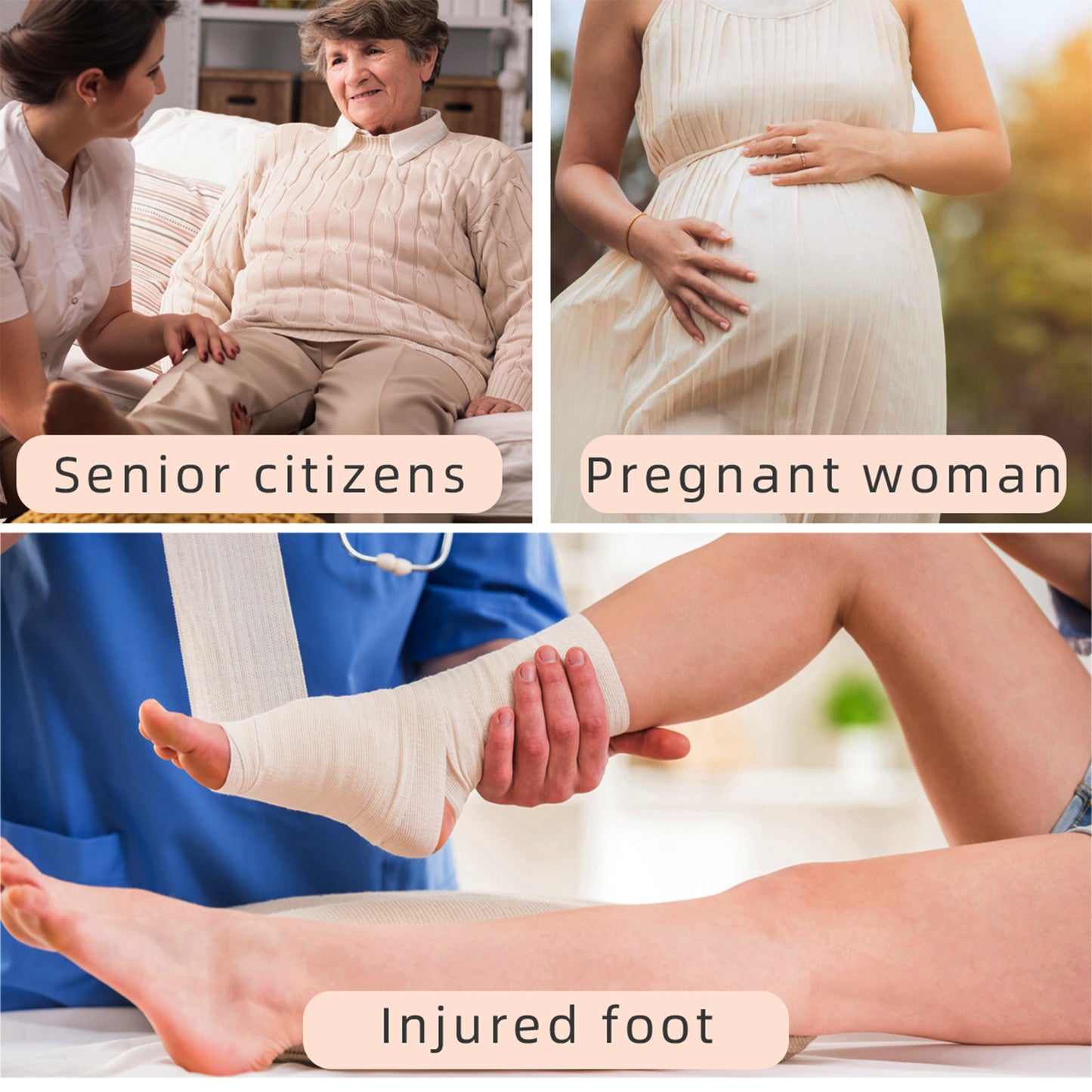 Dr.pedi 8 Pairs Non-Slip Grip Socks for Women, Crew Yoga Pilates Socks with Arch Support, Traction Workout Socks for Barre, Ballet, Hospital, Home