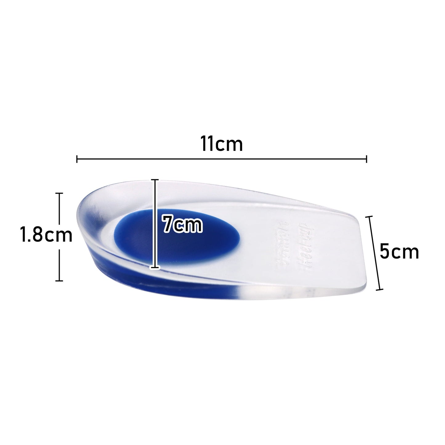Gel Heel Cups Gel Heel Inserts Plantar Fasciitis Inserts Heel Gel Pads for Bone Spur & Achilles Pain Footwear Shoe(3 pairs) Insoles Comfort Parent