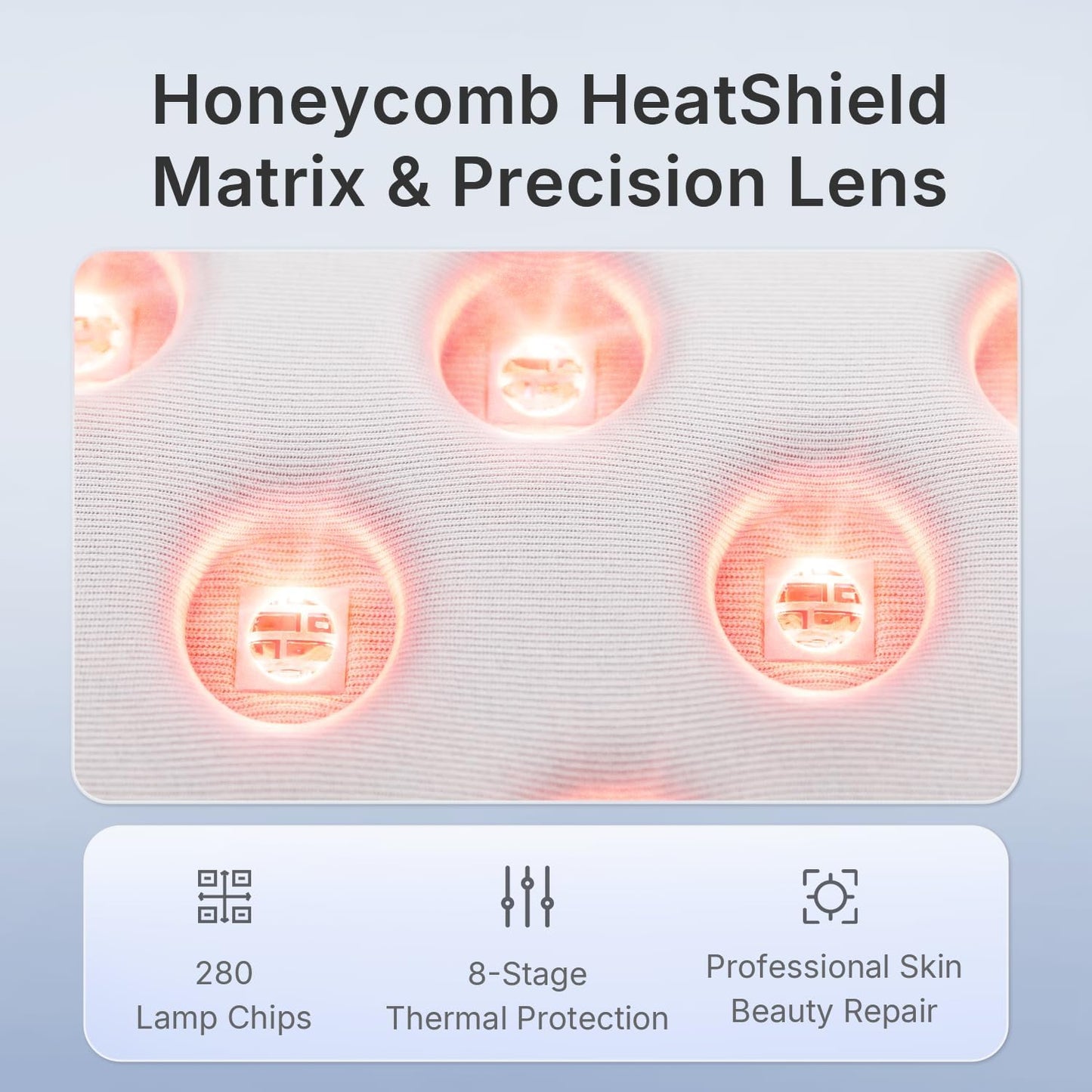 Dr.pedi 280 LED Red Light Therapy Face Mask for Facial Skin Care, 4 Modes Infrared Light Therapy Mask with Eye Protection, Rechargeable 3000mAh Battery, Home Use Anti-Aging Skincare Device