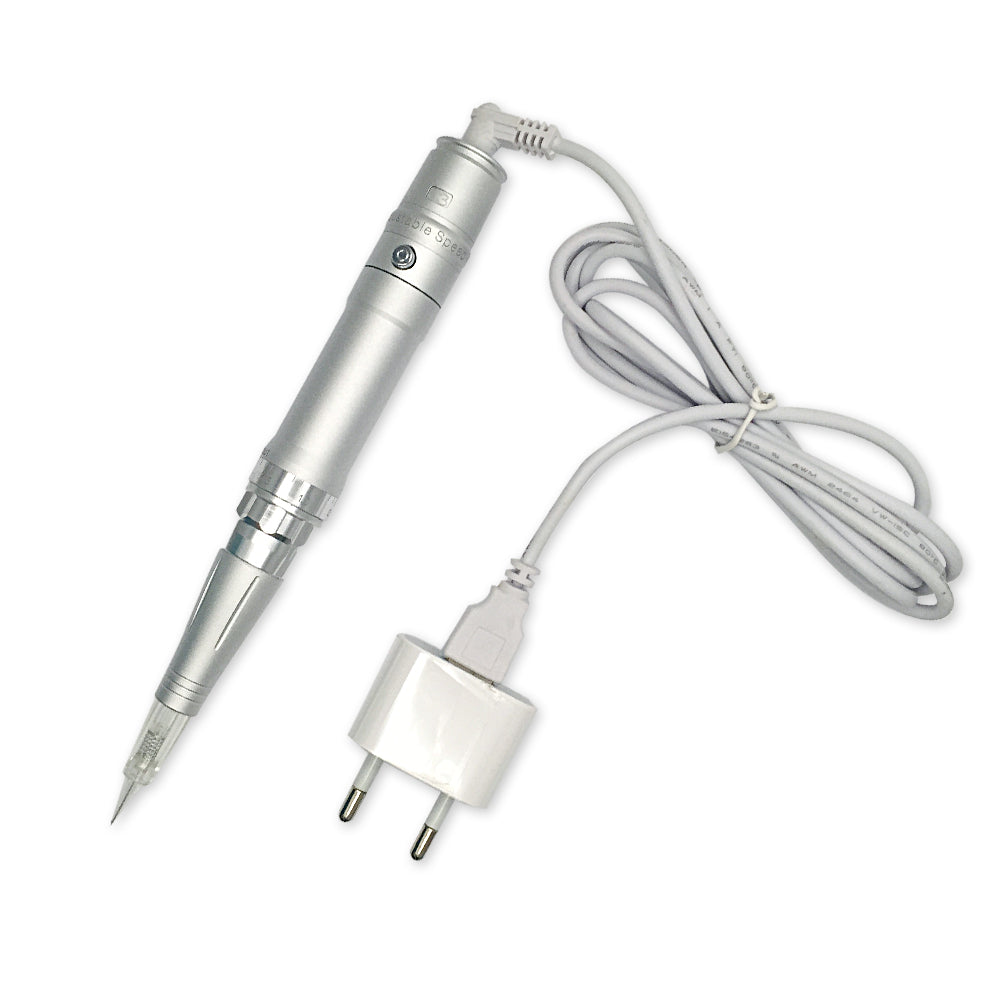 Permanent Makeup Machine Wireless Eyebrow Tattoo Machine for Eyebrows Lip Eyeliner Tattooing 2500-4000 RPM 4 in 1