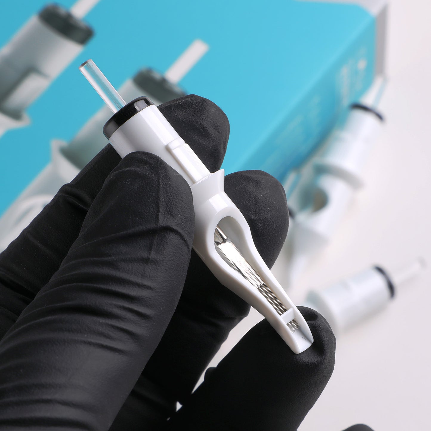 20Pcs Cartridge Tattoo Needles 1/3/5/7RL Disposable Sterilized Safety Tattoo Needle for Cartridge Machines Grips