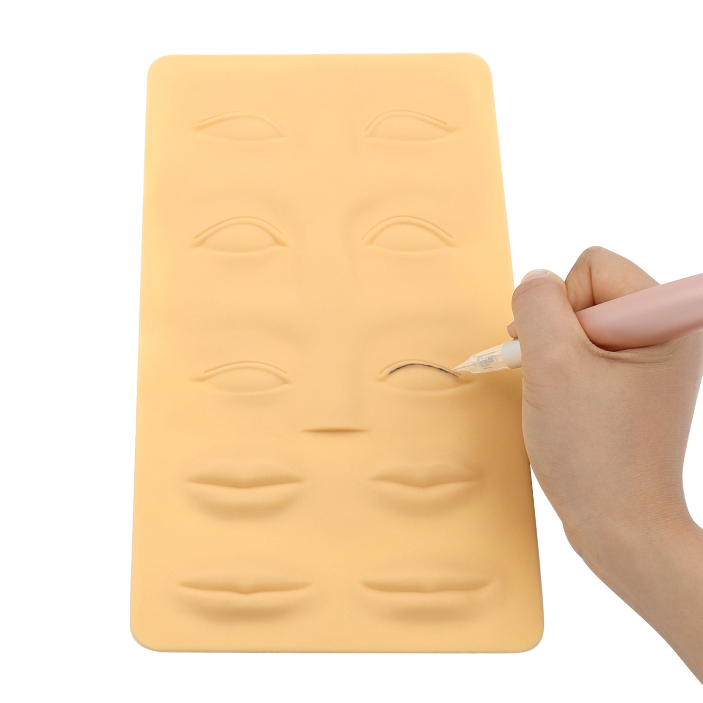 Silicone Tattoo Practice Skin, Fake Skin for Tattoo Practice, PMU Lips and Eyes Fake Skin for Microblading Practice