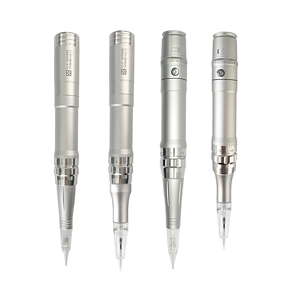 Permanent Makeup Machine Wireless Eyebrow Tattoo Machine for Eyebrows Lip Eyeliner Tattooing 2500-4000 RPM 4 in 1