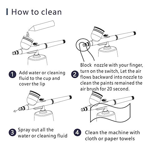 Airbrush Makeup Machine with Compressor Handheld Airbrush Kit Rechargeable for Travel in Beauty Cosmetic Skin Care Tattoos Manicure Body Painting