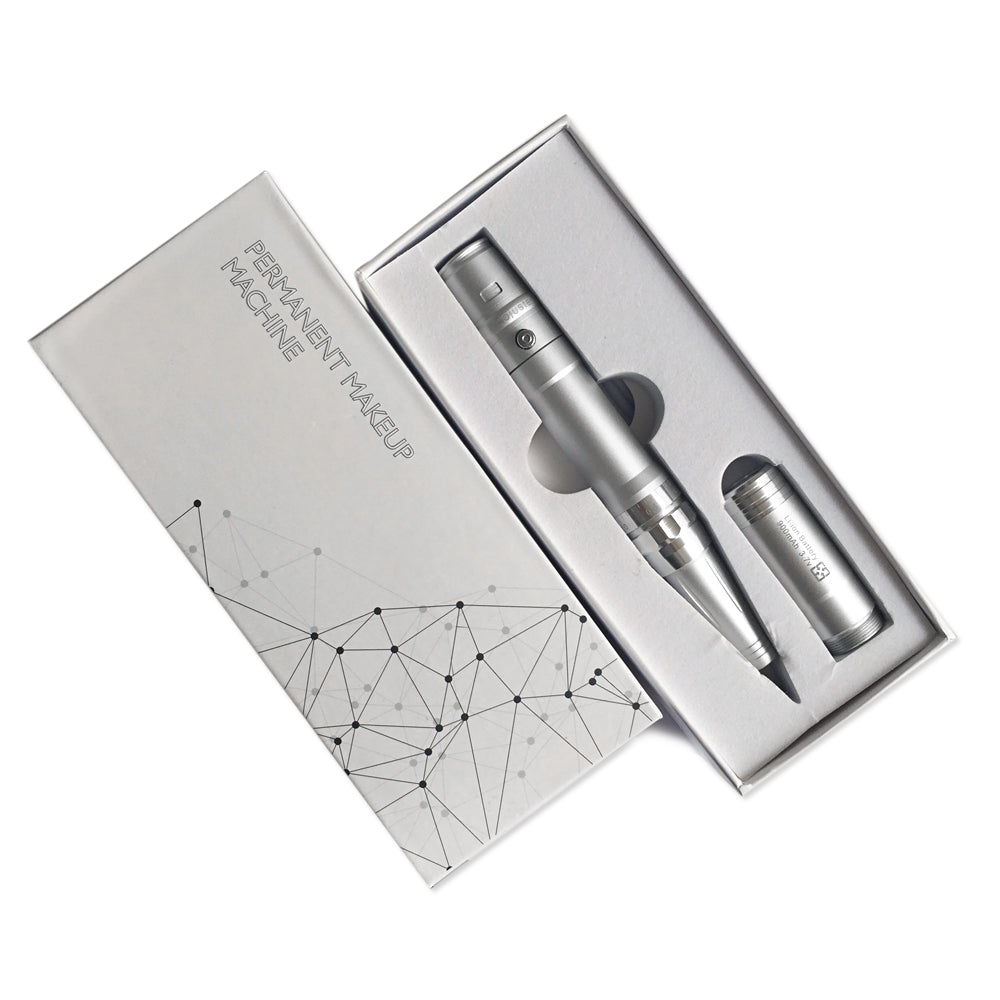 Permanent Makeup Machine Wireless Eyebrow Tattoo Machine for Eyebrows Lip Eyeliner Tattooing 2500-4000 RPM 4 in 1