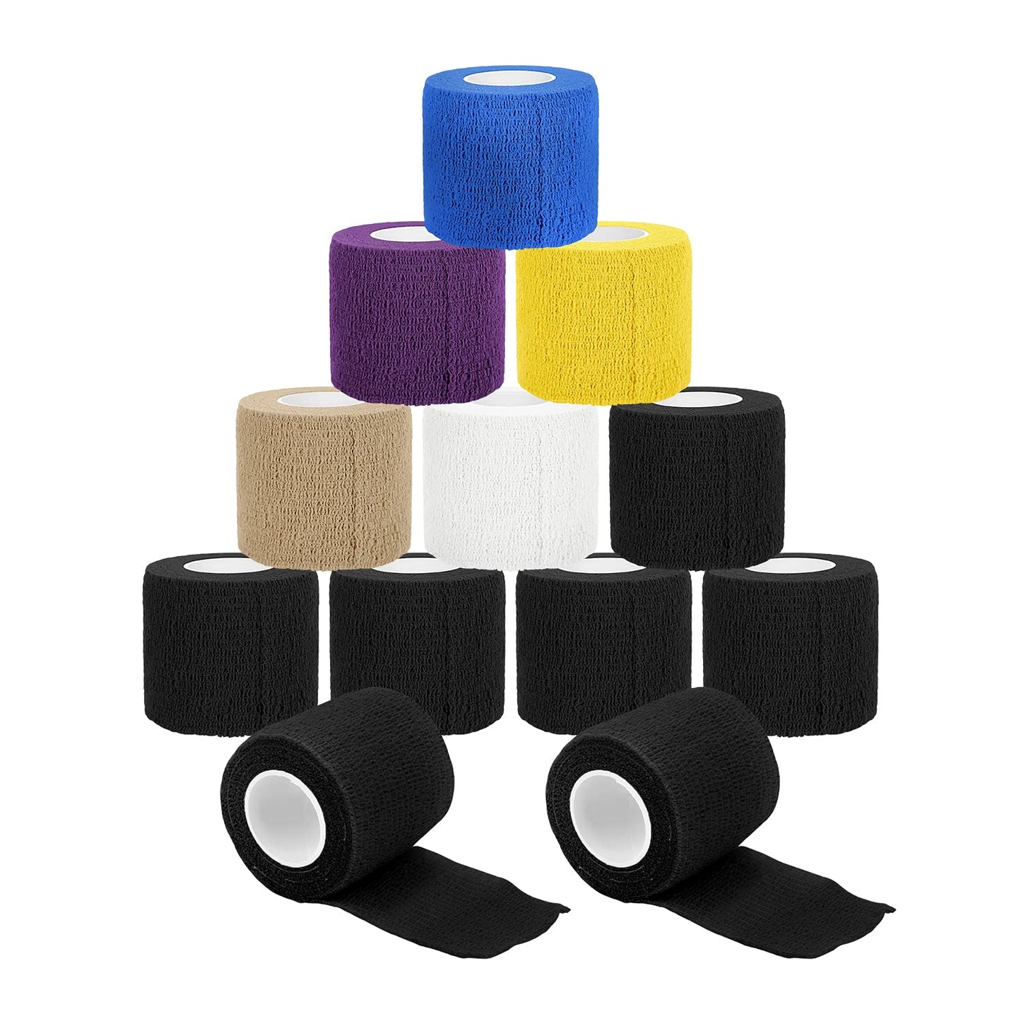 Jaywayne Stick and Poke Tattoo Kit,Tattoo Kit with 10 PCS Tattoo Needles,Hand Poke Tattoo Supplies Kit with Tattoo Practice Skins Cohesive Bandage DIY Hand Poke Pen