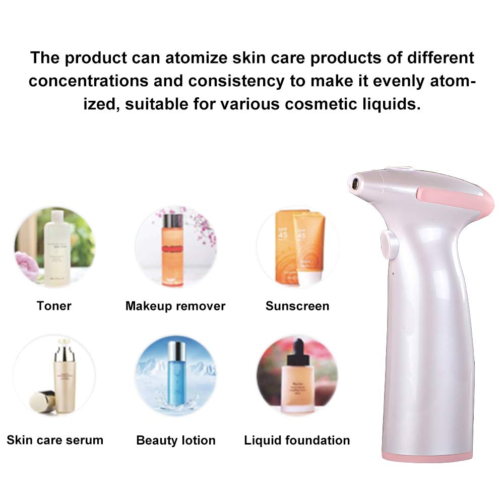 Airbrush Makeup System Kit Rechargeable Moisturizing Atomizer Portable Face Mist Sprayer