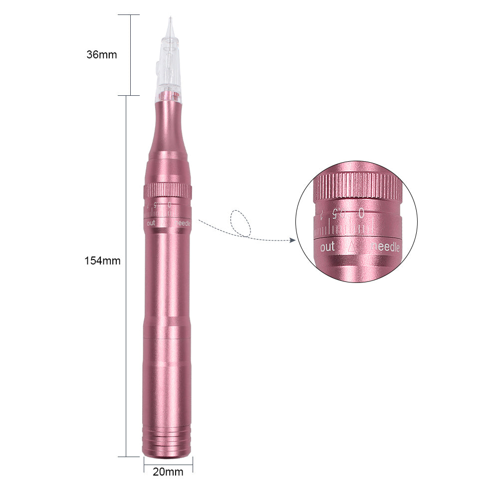 Wireless Permant Makeup Machine USB Microblading Eyebrow Tattoo Pen Cordless PMU Makeup Machine for Eyebrow 3 Level Speed 15000-35000 RPM