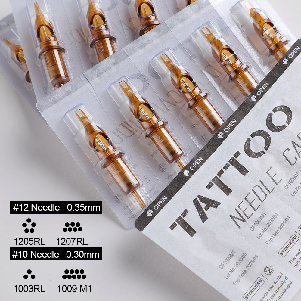 Professional Tattoo Machine Set Tattoo Pen Kit with Tattoo Needles 1003RL/1205RL/1007M1/1207RM Tattoo Shader Body Art Good for Shading & Coloring